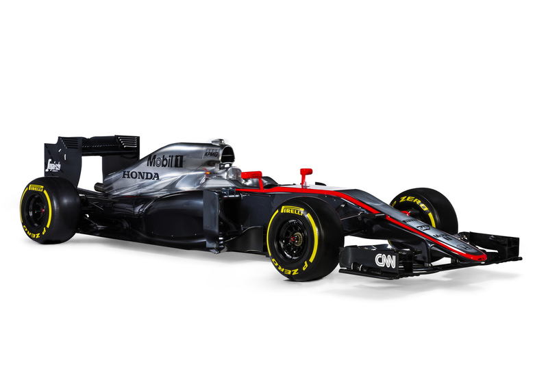 Illustration for article titled Este es el nuevo McLaren-Honda MP4-30 que conducirá Button y Alonso
